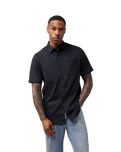 The Fox Mens Level Up Woven Shirt in Black