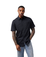 The Fox Mens Level Up Woven Shirt in Black