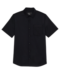 The Fox Mens Level Up Woven Shirt in Black