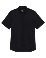 The Fox Mens Level Up Woven Shirt in Black