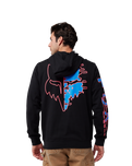 The Fox Mens Emotion Blast Fleece Pullover Hoodie in Black