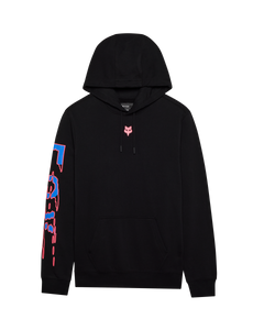 The Fox Mens Emotion Blast Fleece Pullover Hoodie in Black