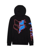 The Fox Mens Emotion Blast Fleece Pullover Hoodie in Black