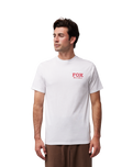 The Fox Mens Speed & Service Prem Tee in Optic White