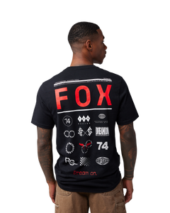 The Fox Mens Race Spec Prem Tee in Black