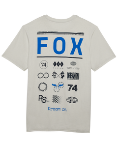 The Fox Mens Race Spec Prem Tee in Light Grey