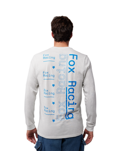 The Fox Mens Race Spec Prem Long Sleeve Tee in Light Grey