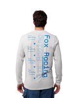 The Fox Mens Race Spec Prem Long Sleeve Tee in Light Grey