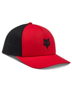 The Fox Mens Fox Head Trucker Cap in Flame Red