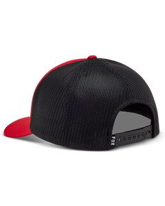 The Fox Mens Fox Head Trucker Cap in Flame Red