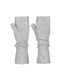 The Barts Womens Darty Fingerless Gloves in Heather Grey