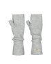 The Barts Womens Darty Fingerless Gloves in Heather Grey