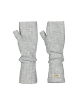 The Barts Womens Darty Fingerless Gloves in Heather Grey