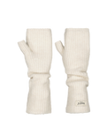 The Barts Womens Darty Fingerless Gloves in Cream