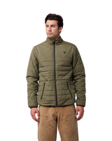 The Fox Mens Howel Puffy Jacket in Olive Green