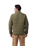 The Fox Mens Howel Puffy Jacket in Olive Green