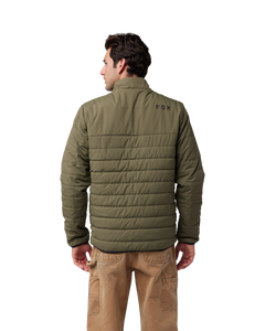 The Fox Mens Howel Puffy Jacket in Olive Green