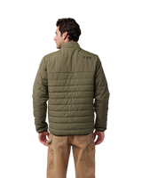 The Fox Mens Howel Puffy Jacket in Olive Green