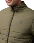 The Fox Mens Howel Puffy Jacket in Olive Green