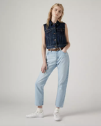 The Levi's® Womens 501® Original Crop Jeans in Luxor Ra