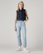 The Levi's® Womens 501® Original Crop Jeans in Luxor Ra