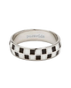 The Pura Vida Checkerboard Ring in Black & White