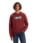 The Levi's® Mens Standard Graphic Sweatshirt in Crew Port