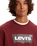 The Levi's® Mens Standard Graphic Sweatshirt in Crew Port