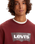 The Levi's® Mens Standard Graphic Sweatshirt in Crew Port