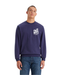 The Levi's® Mens Standard Graphic Sweatshirt in Naval Academy