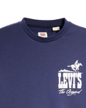 The Levi's® Mens Standard Graphic Sweatshirt in Naval Academy