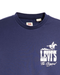 The Levi's® Mens Standard Graphic Sweatshirt in Naval Academy