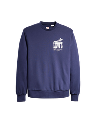 The Levi's® Mens Standard Graphic Sweatshirt in Naval Academy