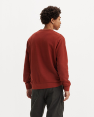 The Levi's® Mens Graphic Letterman Sweatshirt in Fired Brick