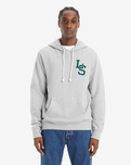 The Levi's® Mens Graphic Letterman Hoodie in Heather Grey