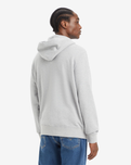 The Levi's® Mens Graphic Letterman Hoodie in Heather Grey