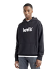 The Levi's® Mens Relaxed Graphic Poster Hoodie in Caviar