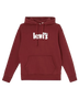 The Levi's® Mens Relaxed Graphic Hoodie in Port