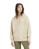 The Levi's® Mens Relaxed Graphic Hoodie in Feather Gray