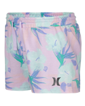 Girls French Terry Shorts in Light Lavender