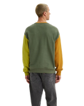 The Levi's® Mens Relaxed Graphic Colourblock Sweatshirt in Thyme