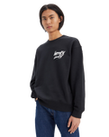 The Levi's® Mens Relaxed Graphic Poster Logo Sweatshirt in Caviar