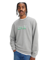 The Levi's® Mens Relaxed Graphic Sweatshirt in Heather Grey