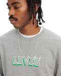 The Levi's® Mens Relaxed Graphic Sweatshirt in Heather Grey