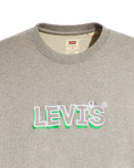 The Levi's® Mens Relaxed Graphic Sweatshirt in Heather Grey