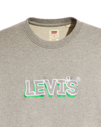 The Levi's® Mens Relaxed Graphic Sweatshirt in Heather Grey