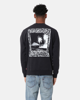 The Levi's® Mens Relaxed Graphic Palm Sweatshirt in Crew Caviar