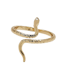 The Pura Vida Snake Ring in Gold