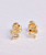 The Pura Vida Snake Stud Earrings in Gold