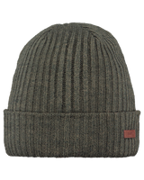 The Barts Mens Wilbert Turnup Beanie in Army